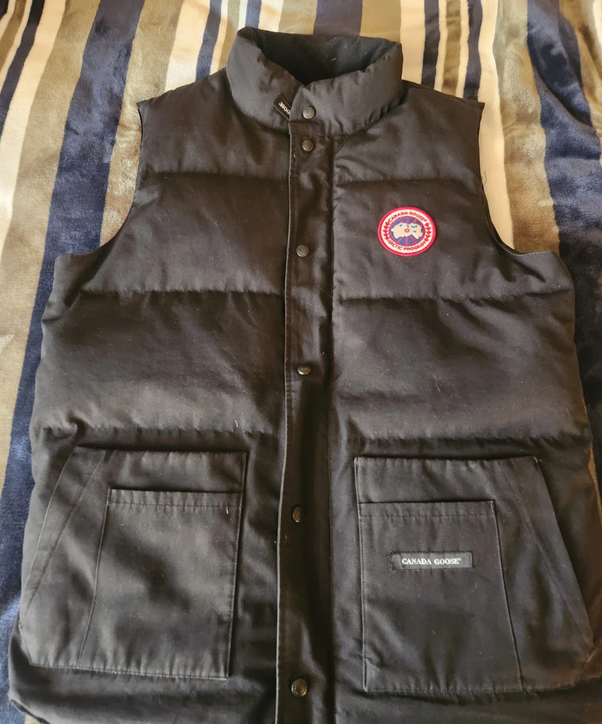 Canada Goose Black Puffer Vest - Size LG