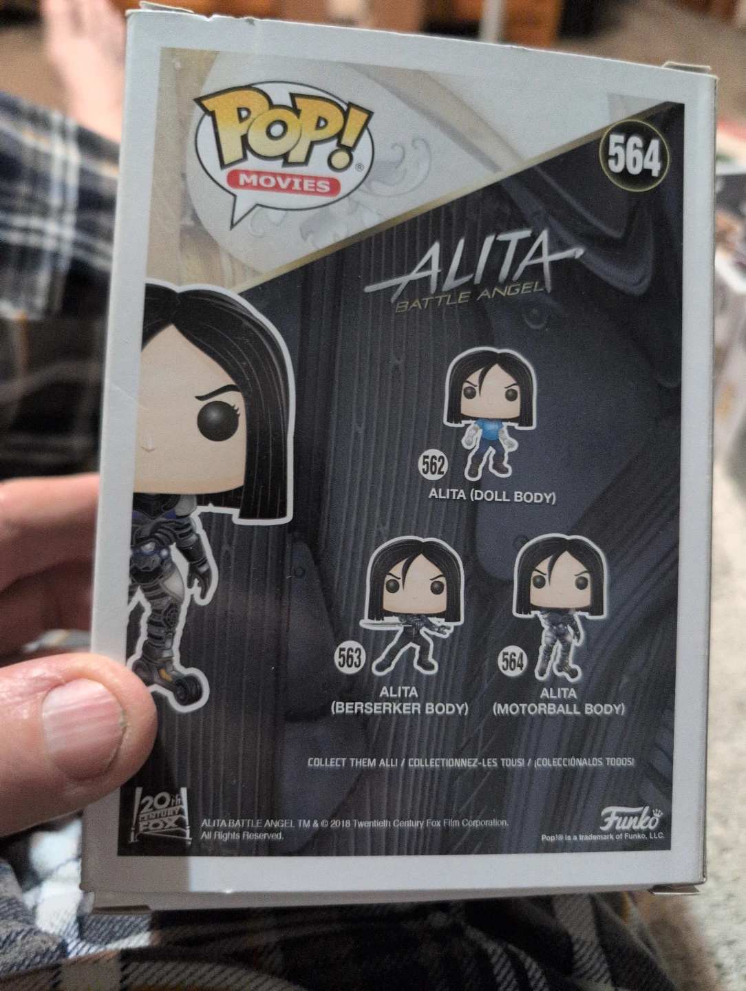 Funko Pop! Alita Battle Angel 564 Motorball Body Vinyl Figure - photo 2