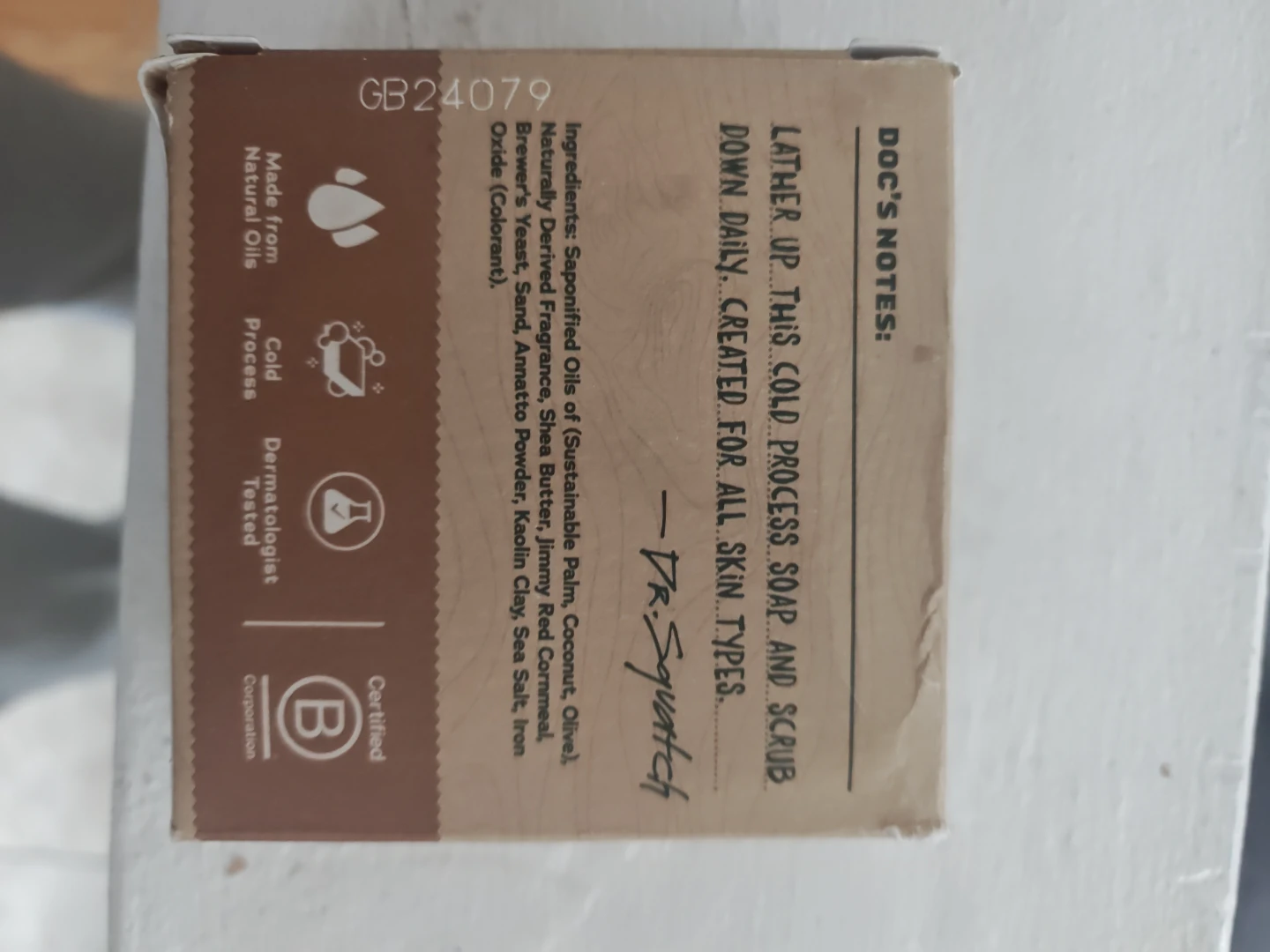 Dr. Squatch Wood Barrel Bourbon Men's Natural Soap - 8 oz - photo 3