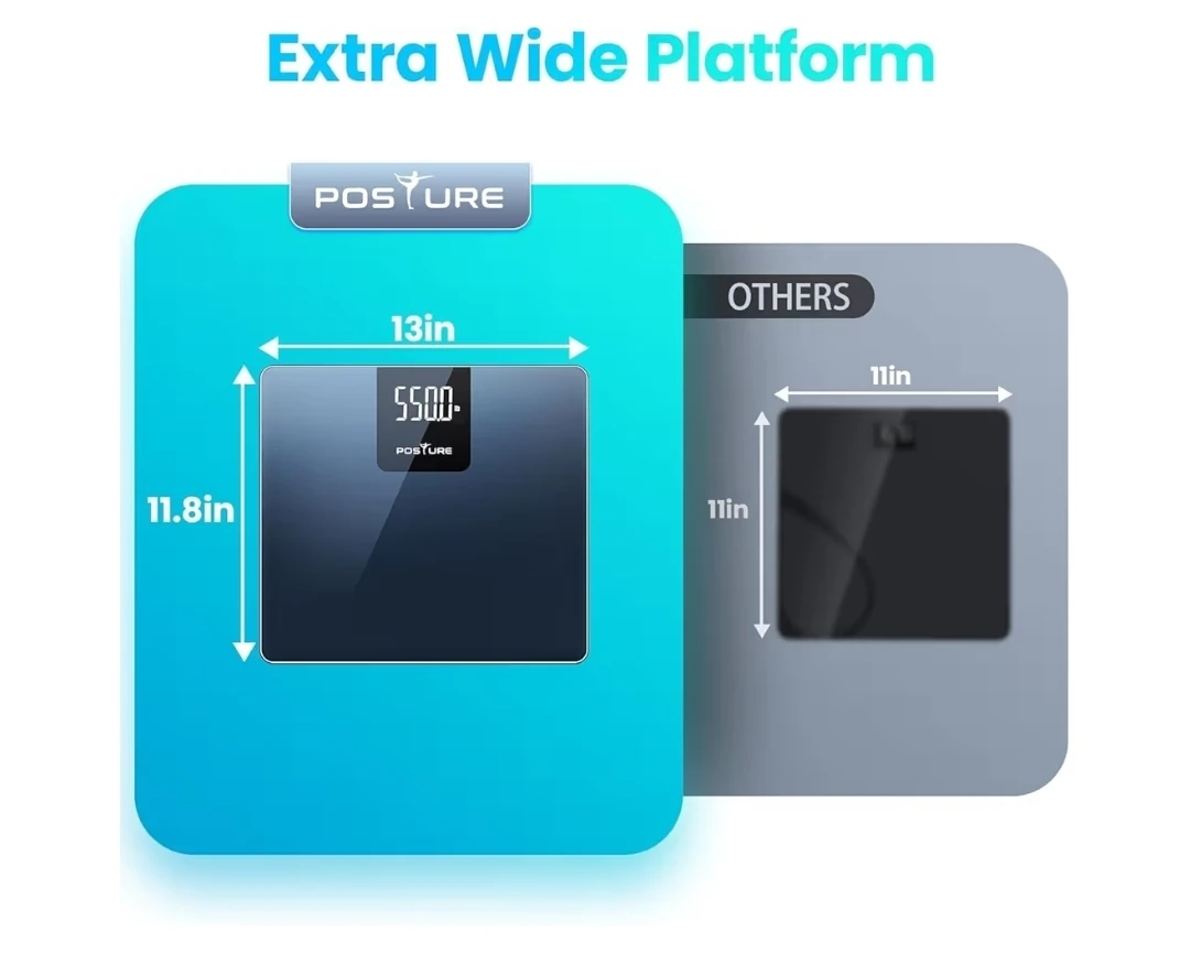 Digital Bathroom Scale - 550lb Capacity - photo 3