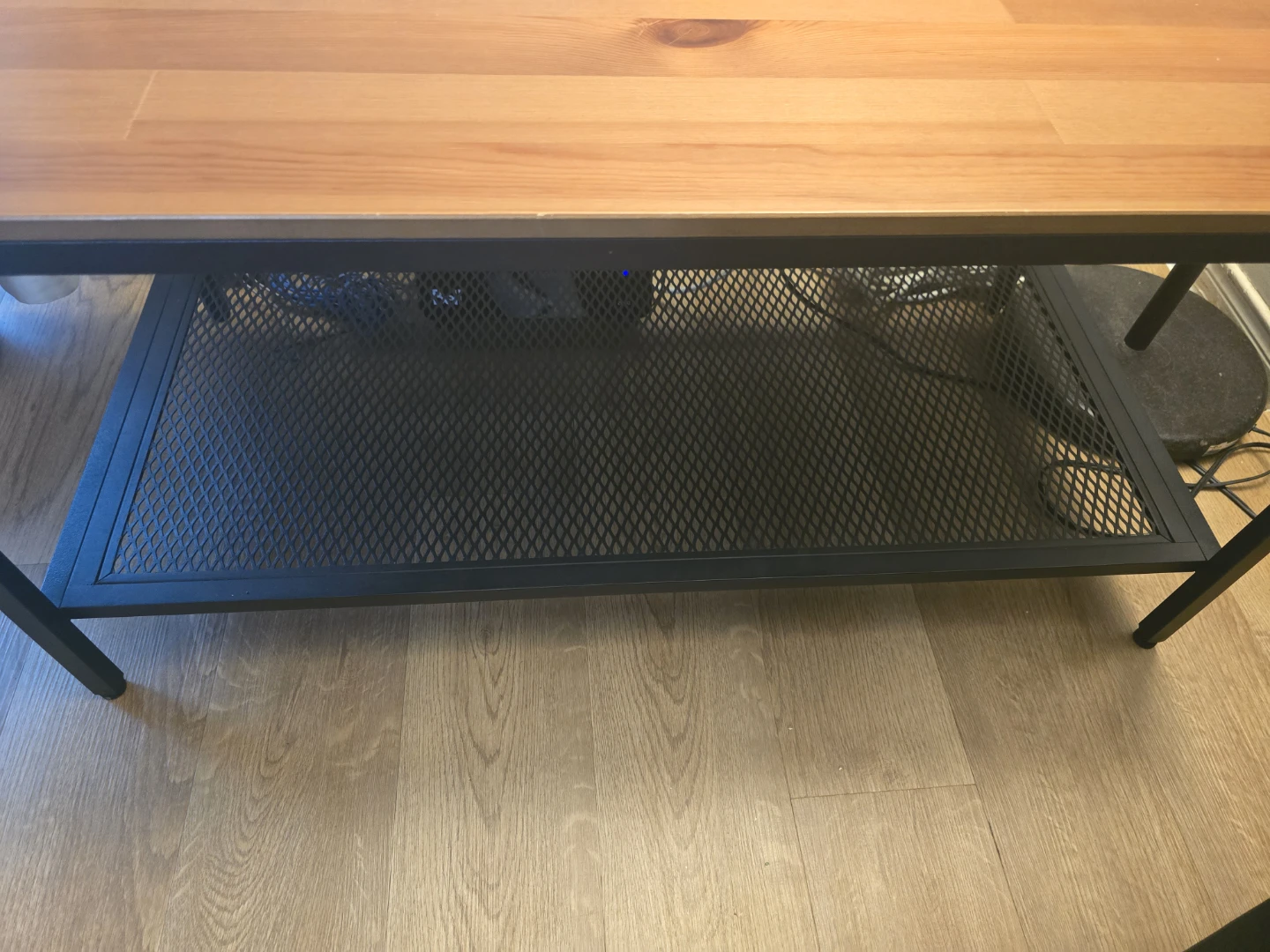 Modern Industrial Coffee Table -Like New - photo 2