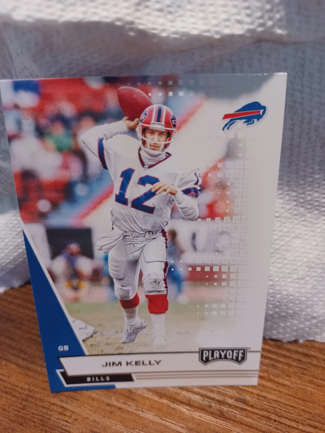 Jim Kelly Bills Playoff Football Card