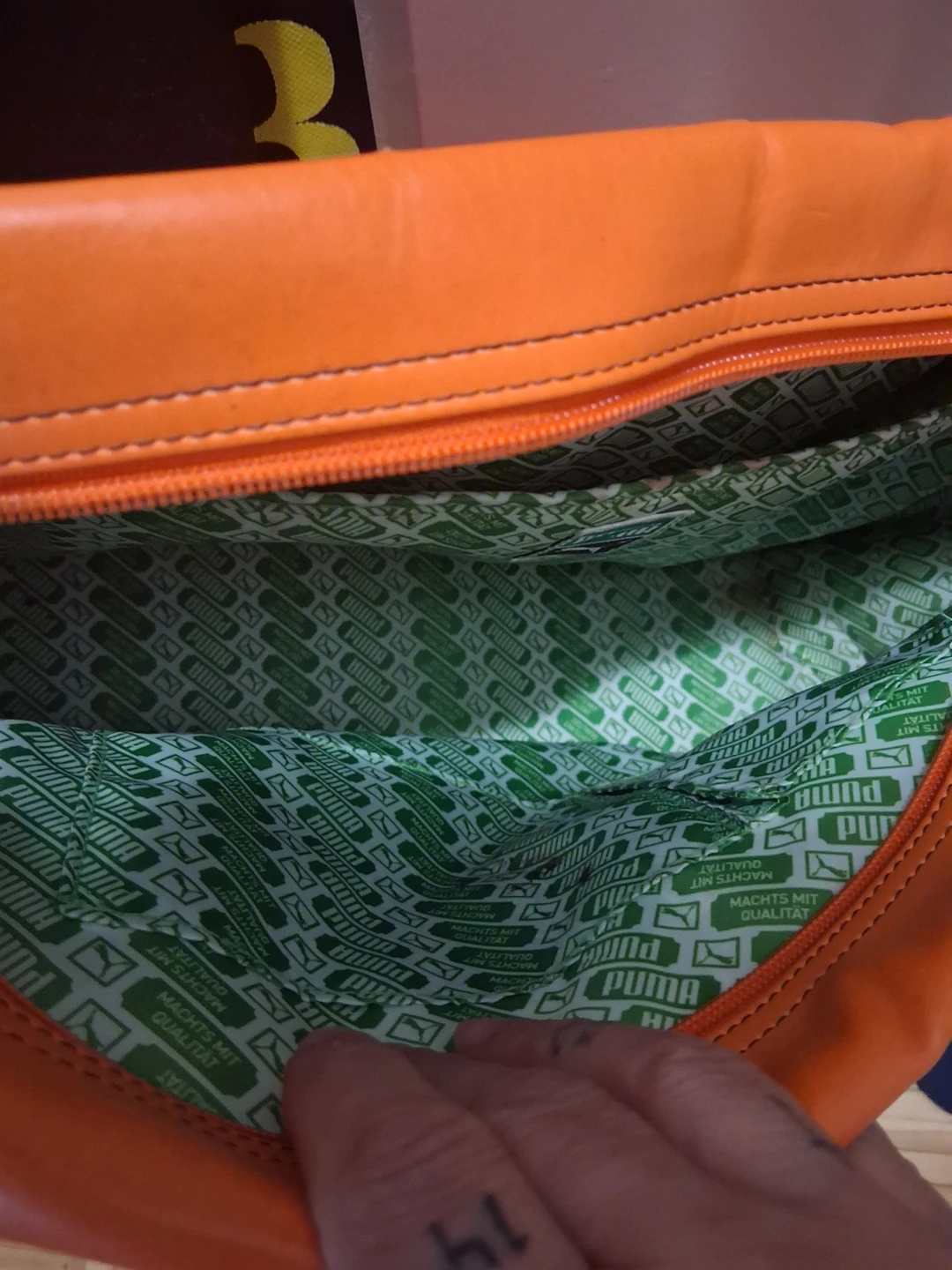 Puma Orange Messenger Bag - photo 4