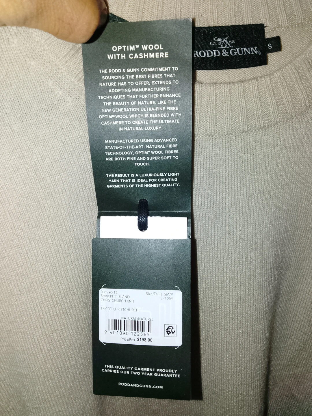 Rodd & Gunn Cashmere Wool Sweater - photo 2