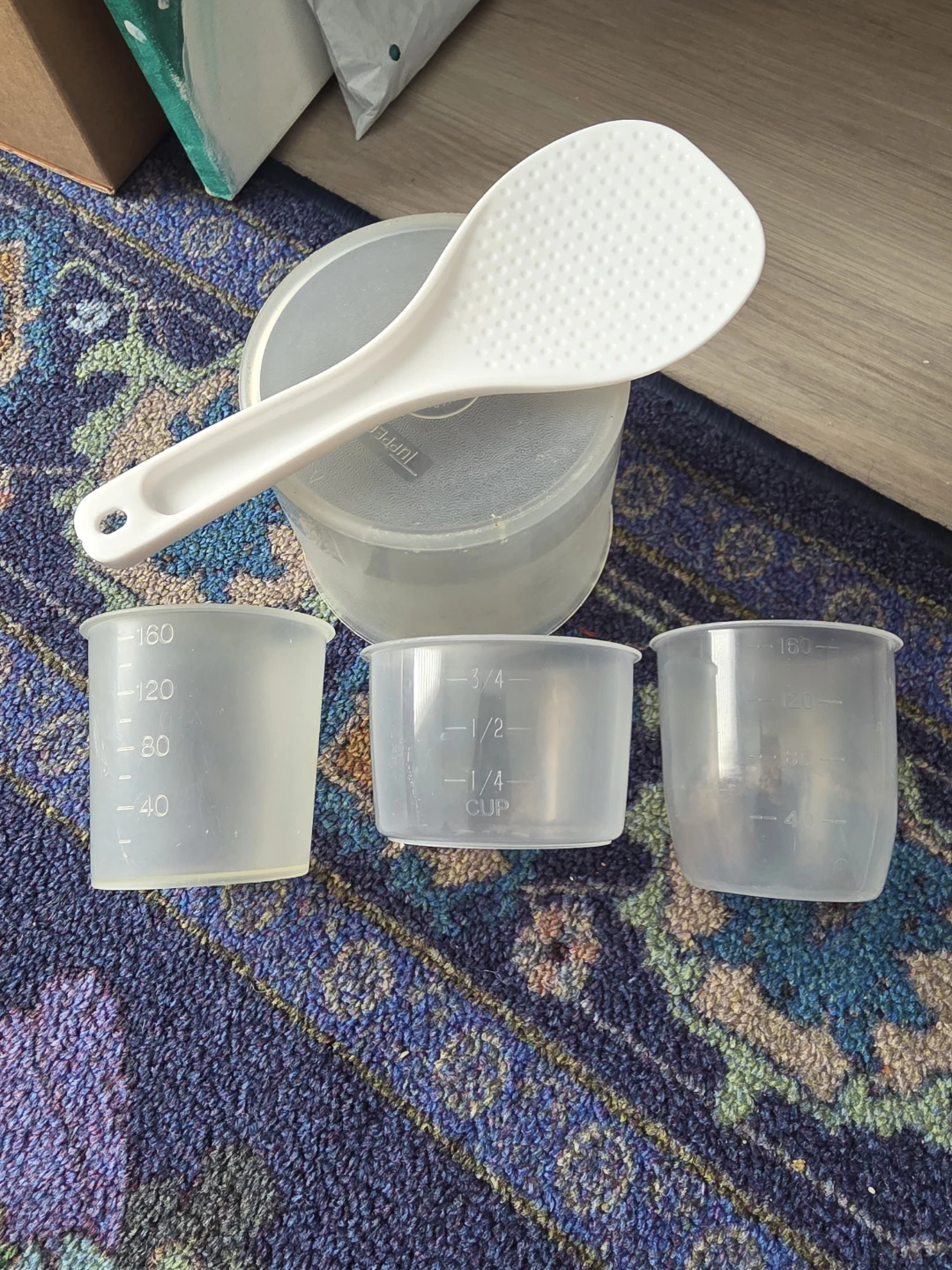 Rice Cooker Accessories Set with Spoon and Measuring Cups