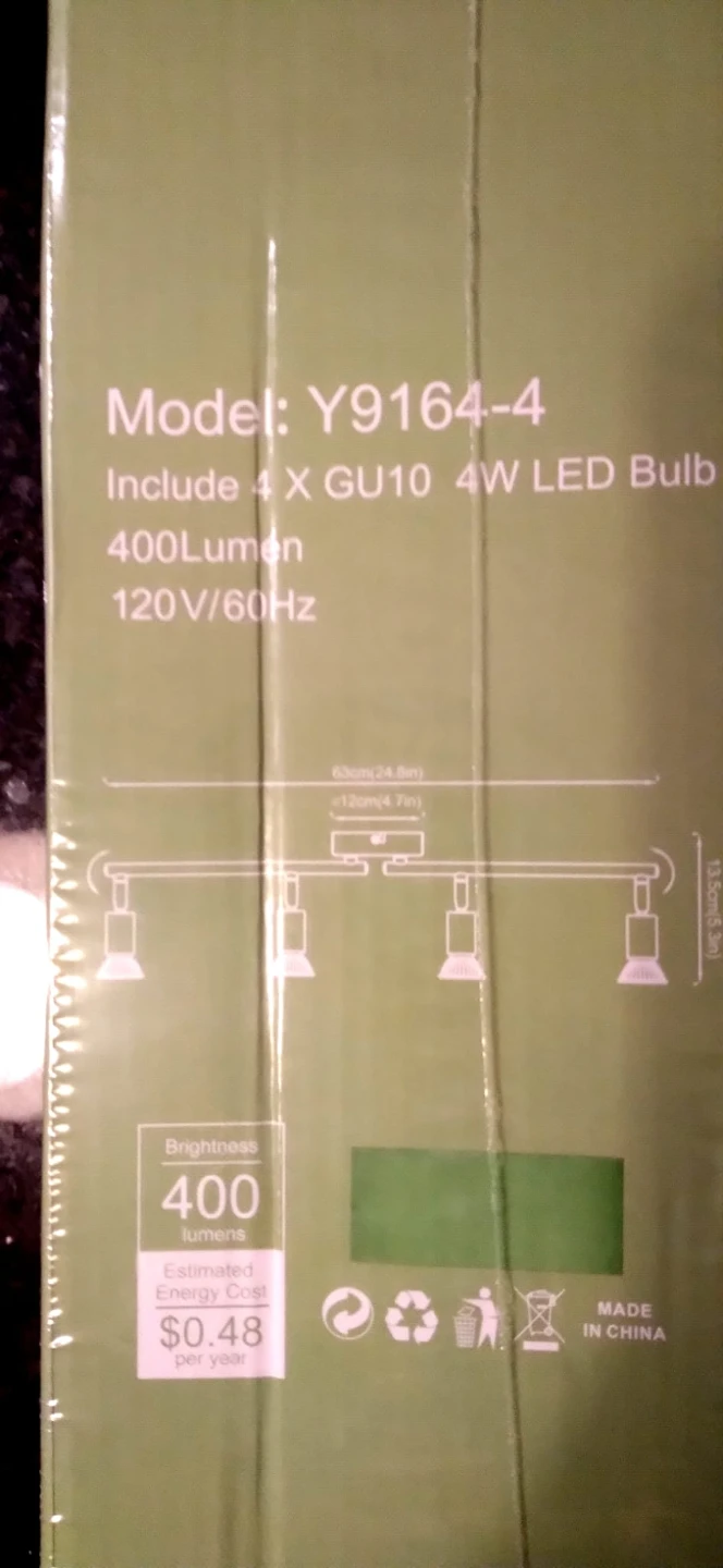 Unicozin 4 Light Track Lighting Fixture Matte Nickel - photo 3