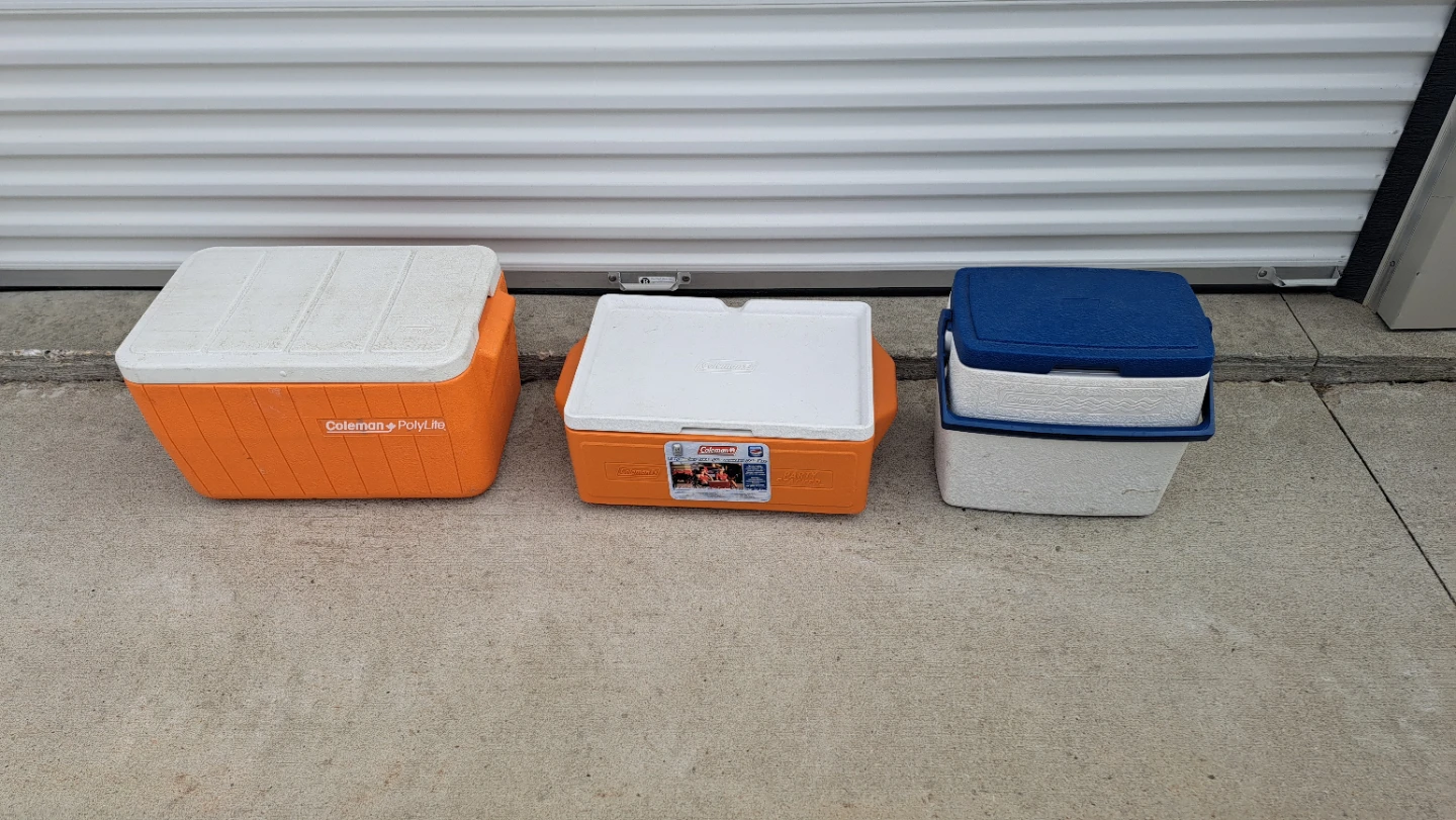 3 Coleman Camping Coolers