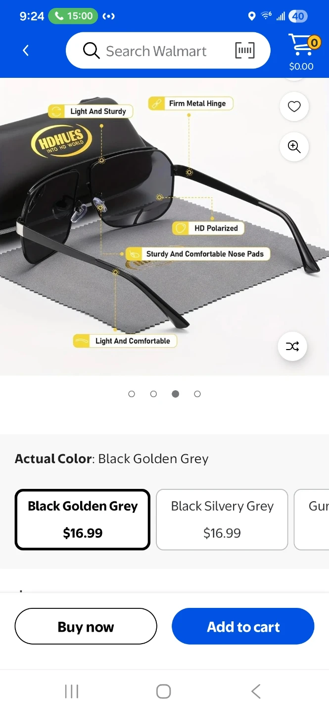 Unisex HD Hues Polarized Sunglasses NEW - photo 5