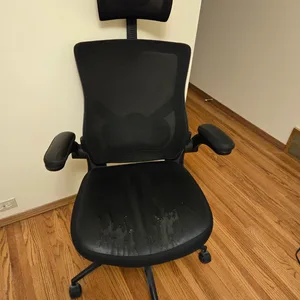 Black Ergonomic Office Chair with Headrest