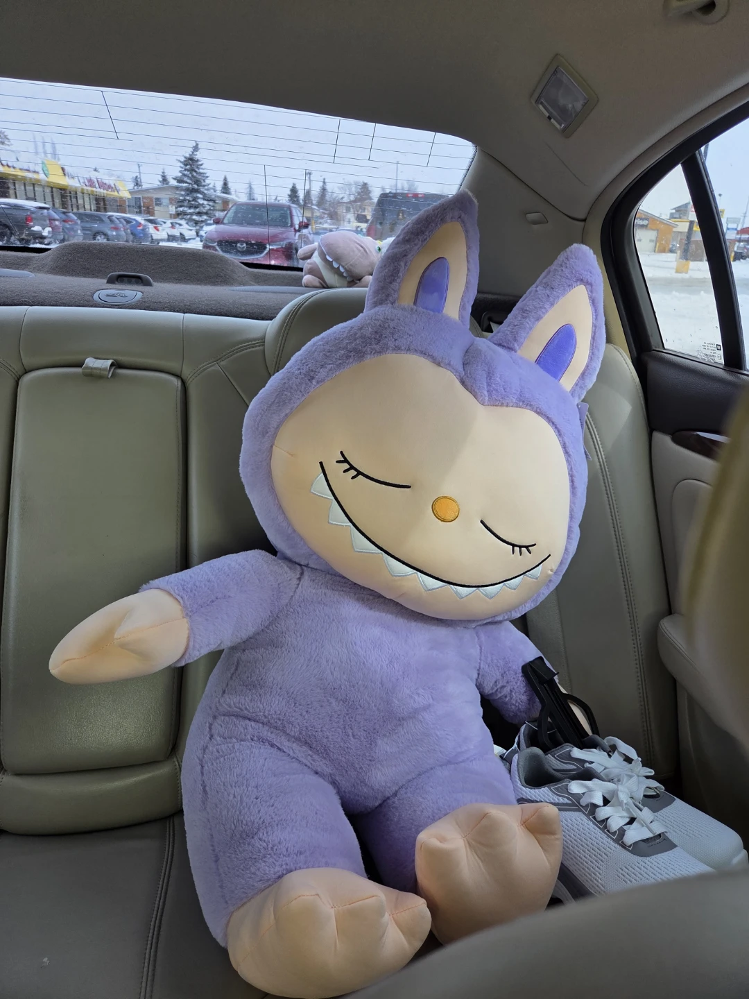 Large Purple Plush Toy