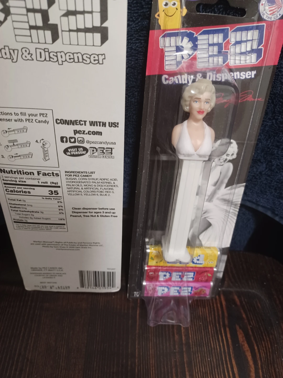 PEZ Candy & Dispenser Marilyn Monroe