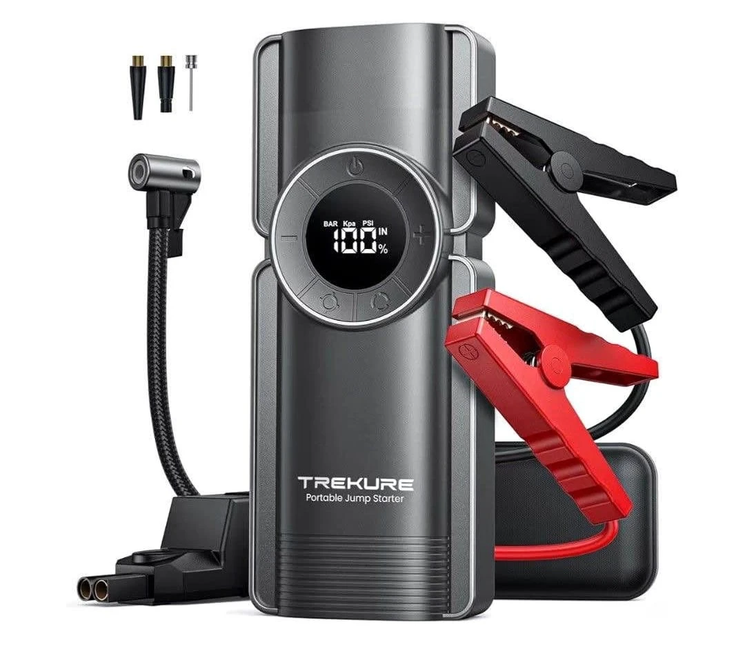TREKURE Portable Jump Starter & Air Compressor