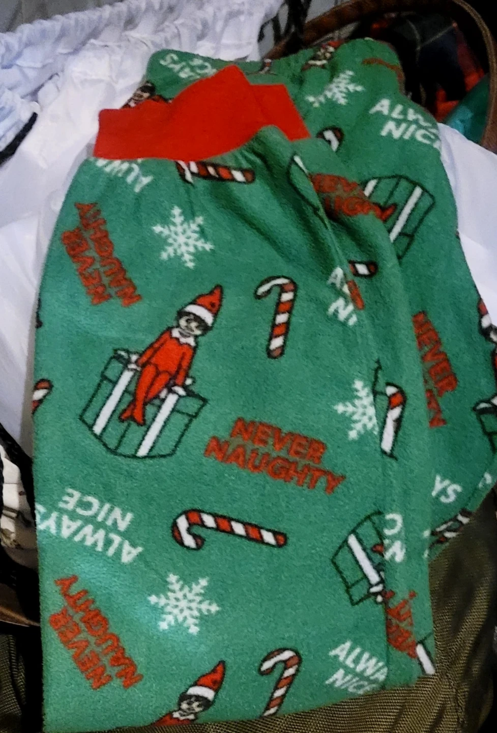 Black Shield Fleece Pajama Pants M🥕 freecylle - photo 2