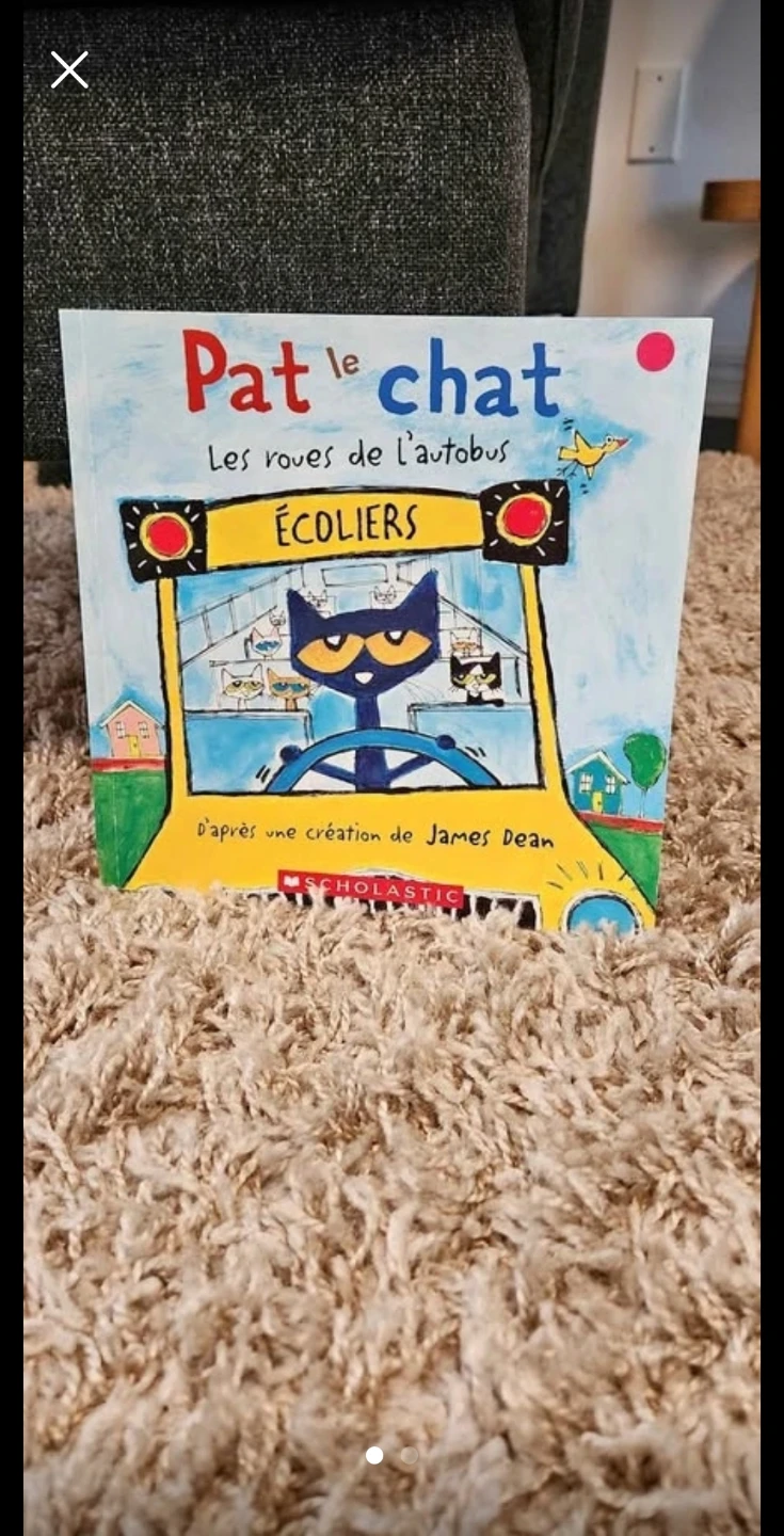FREE! Pat le chat: Les roues de l'autobus book