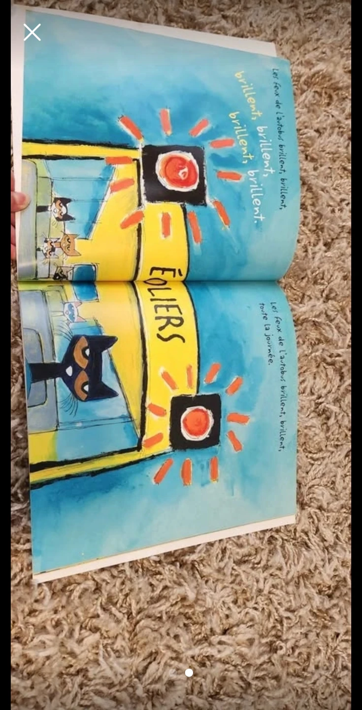 FREE! Pat le chat: Les roues de l'autobus book - photo 2