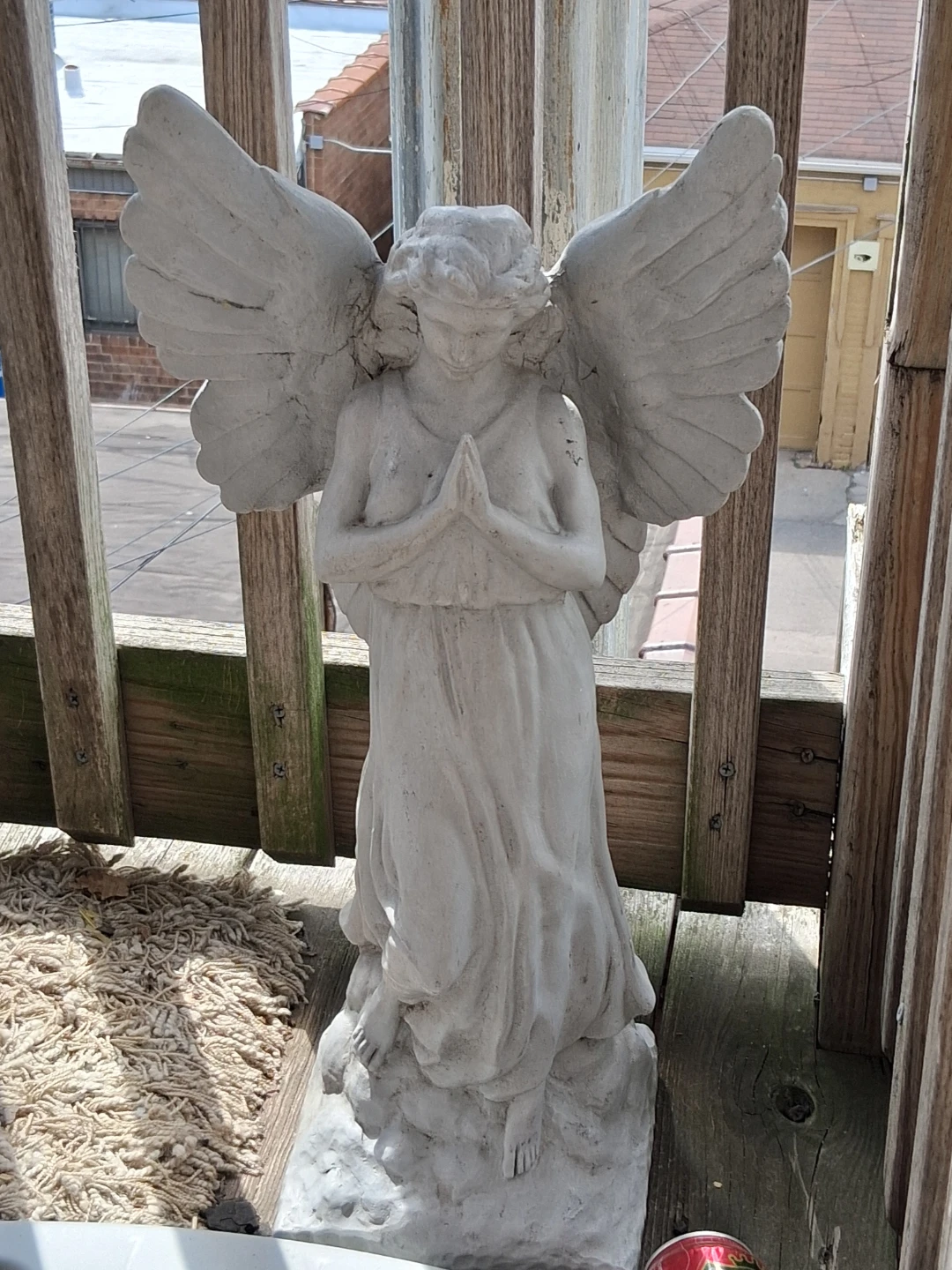 Concrete Angel Garden Statue