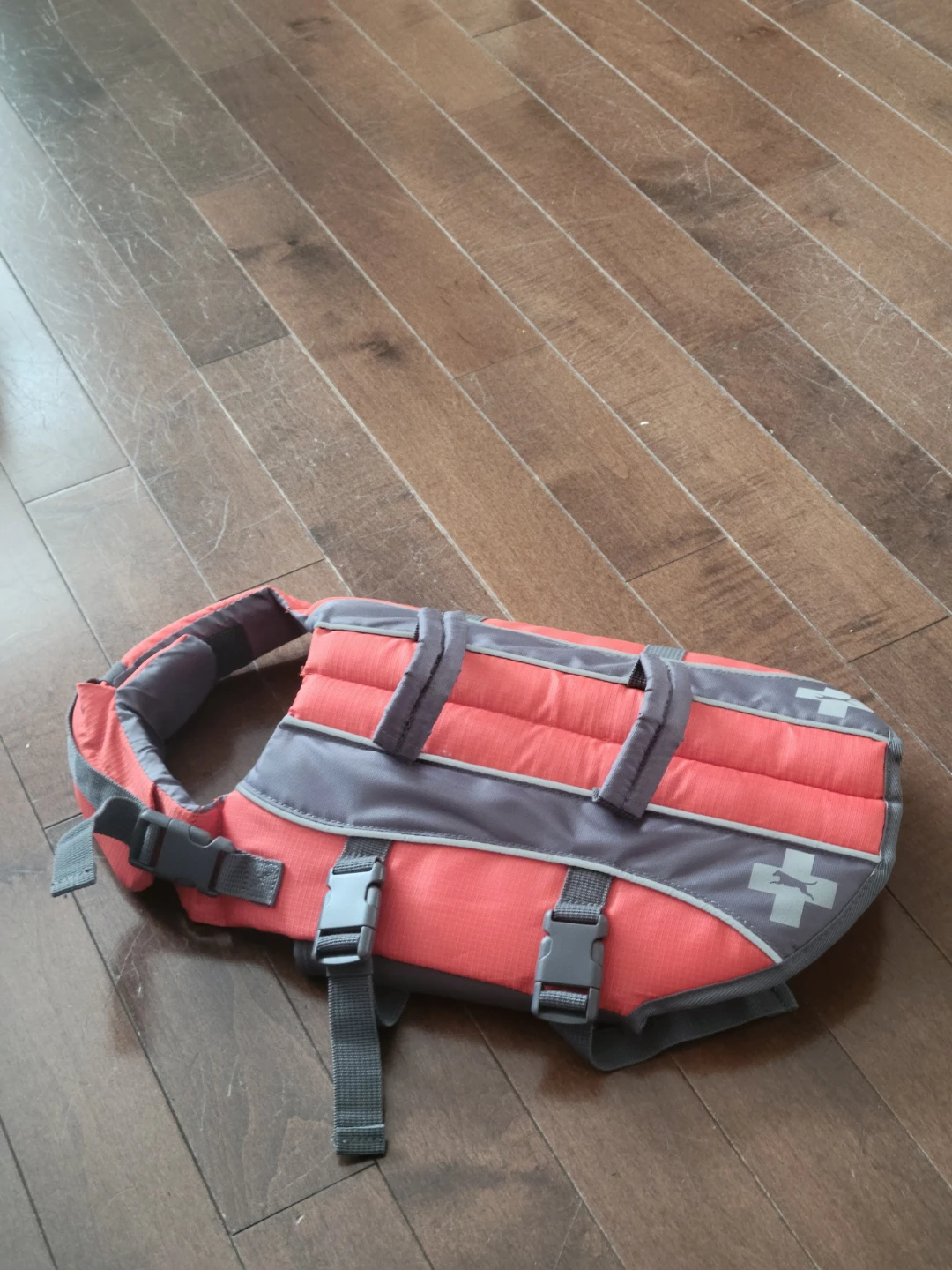 Dog Life Vest - Orange/Grey. Dog Life Jacket - photo 3
