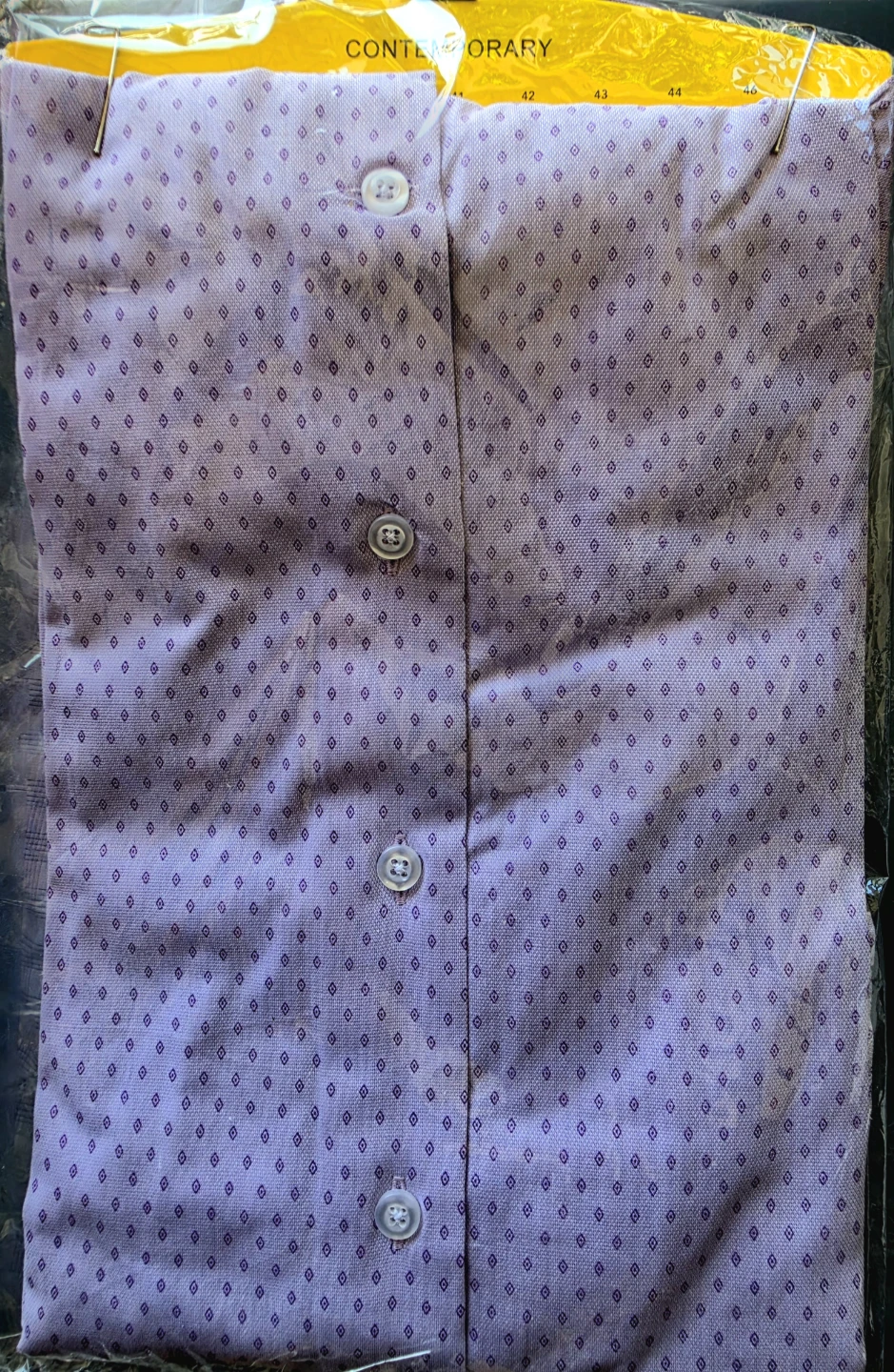 Danini Contemporary Men's Dress Shirt Purple Size 43(NWT) - photo 3