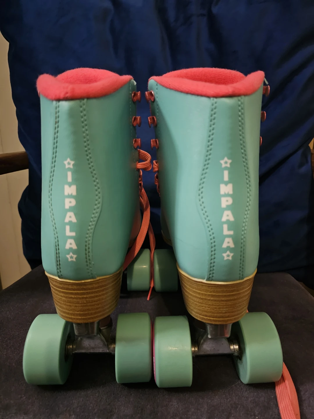 Impala Sidewalk Roller Skates - Teal/Coral - Size 6 (Women's) - photo 4