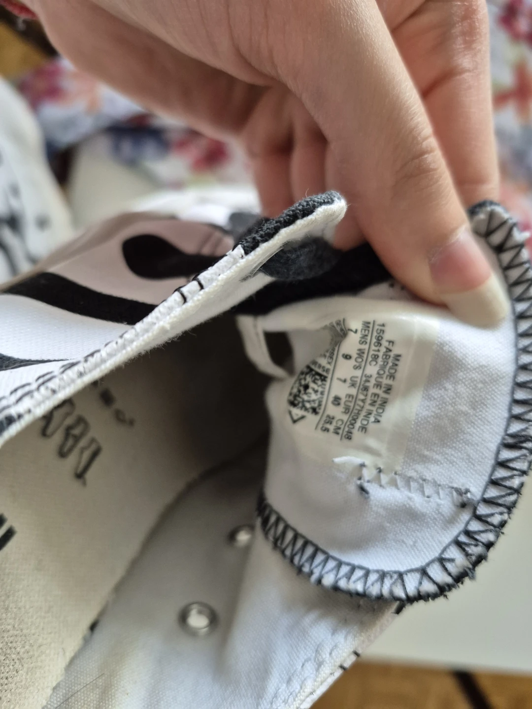 Converse All Star Sneakers - Black & White Pattern - photo 3