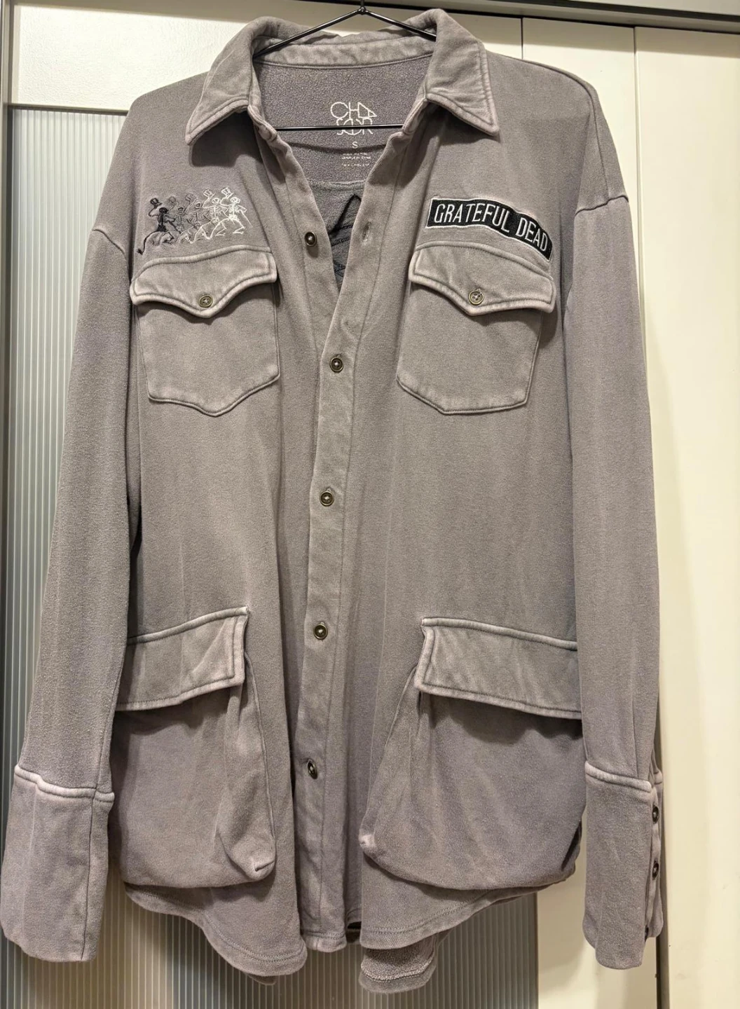 Grateful Dead Chaser Graphic Button-Up Shacket - photo 2