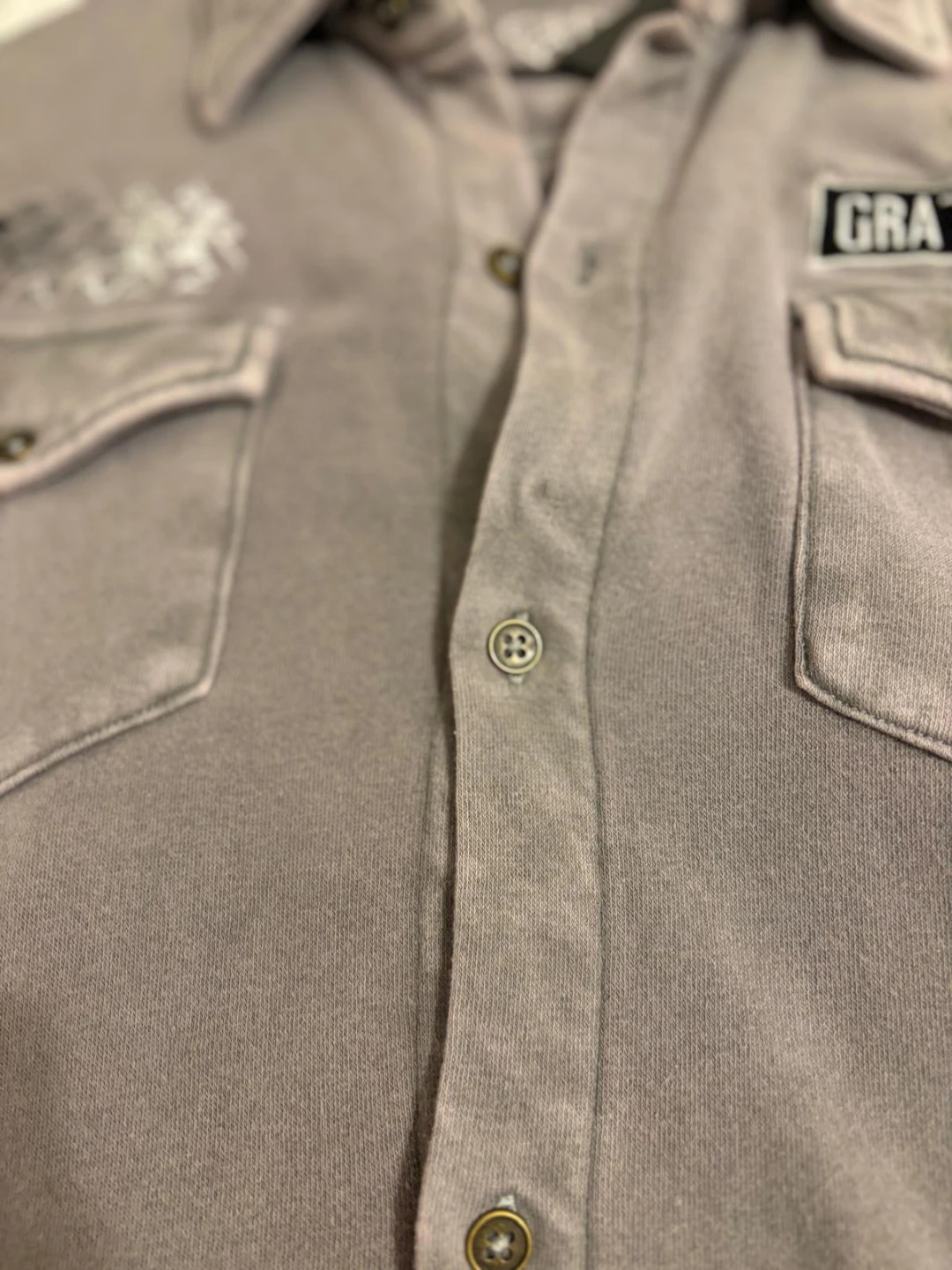 Grateful Dead Chaser Graphic Button-Up Shacket - photo 4