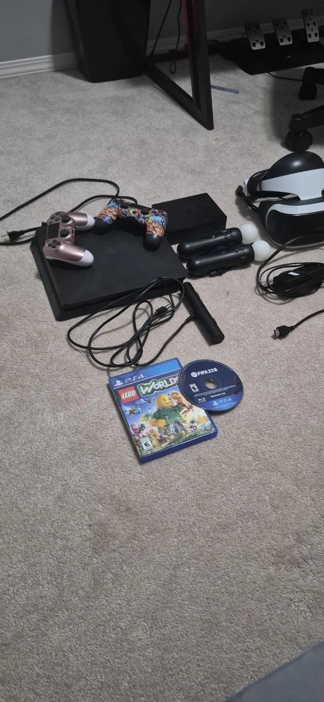 Playstation 4 VR Bundle with LEGO Worlds and FIFA 2023 - photo 3