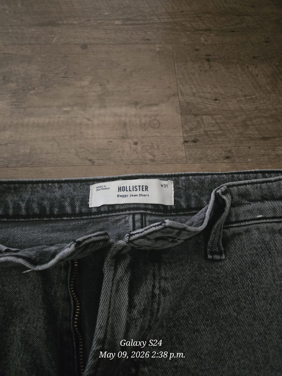 Hollister Baggy Jean Shorts W31 Grey - photo 3