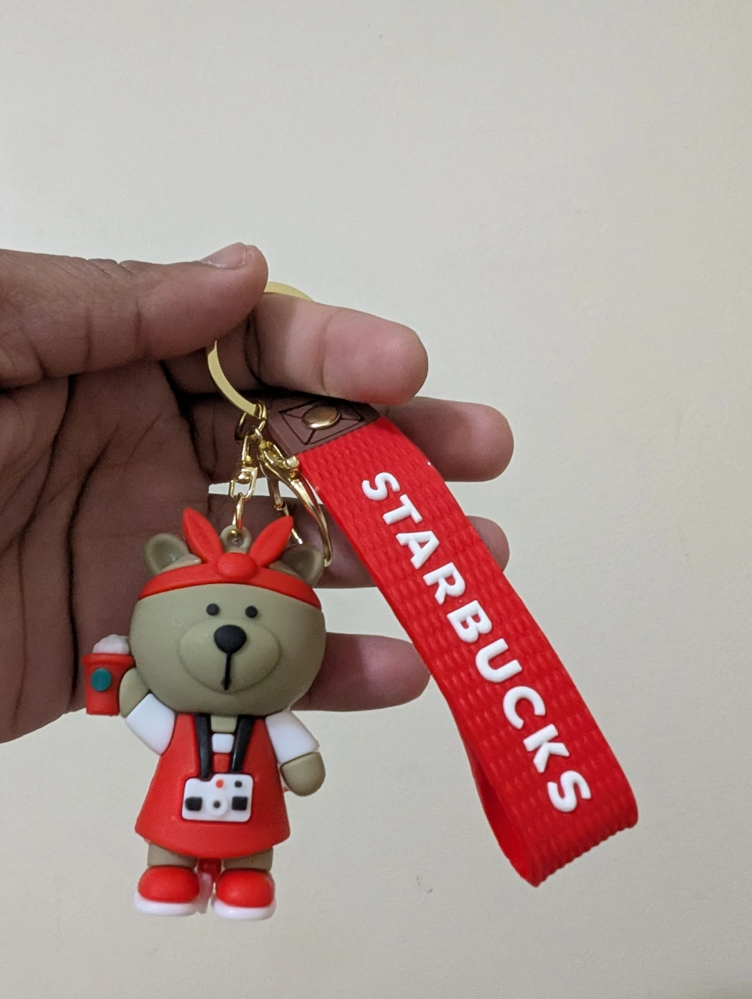Starbucks Bear Keychain