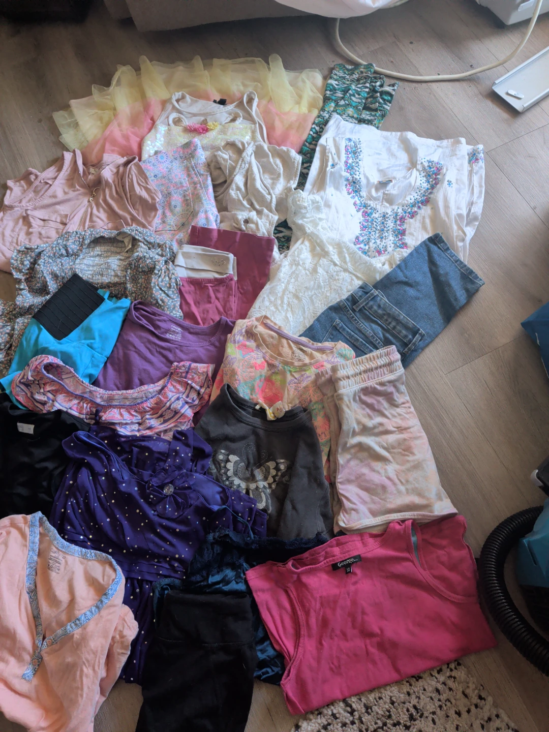 Girls' Clothing Bundle - Assorted Tops, Dresses, Jeans - photo 4