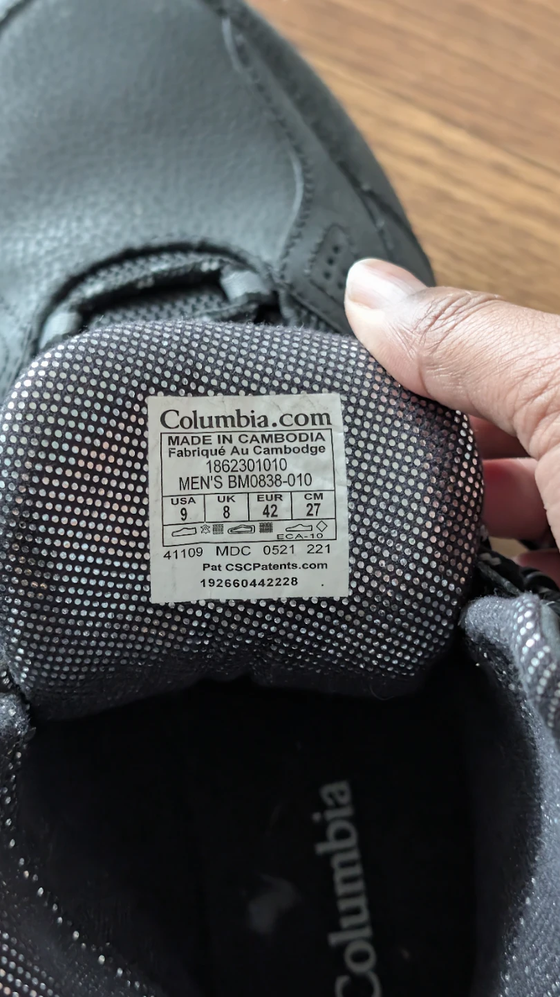 Columbia Men's Waterproof Hiking Boots Size 9 - photo 3