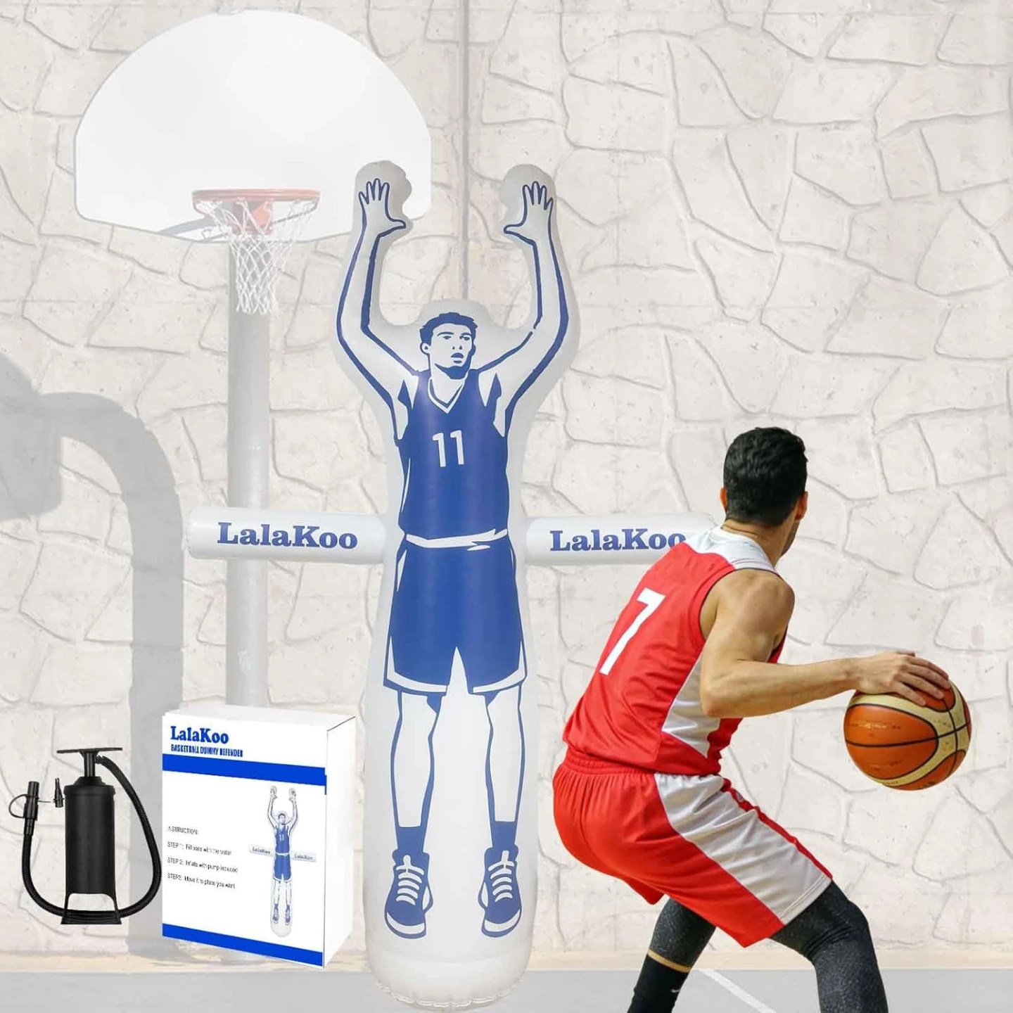 Inflatable Basketball Dummy Defender Training Aid