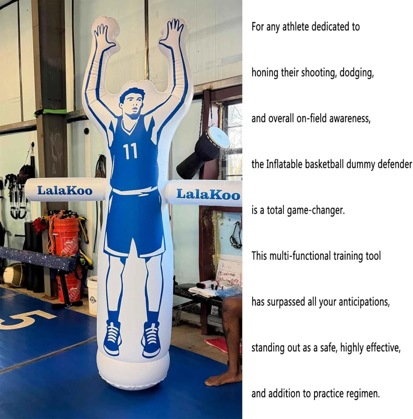 Inflatable Basketball Dummy Defender Training Aid - photo 4