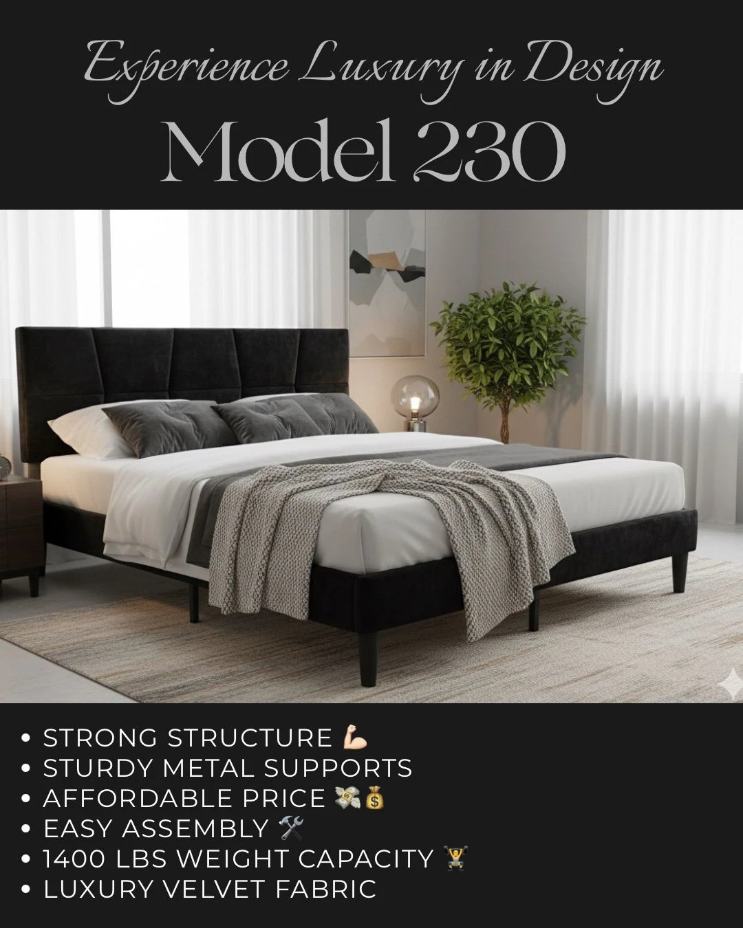 Brand Queen Bed Frame - photo 4