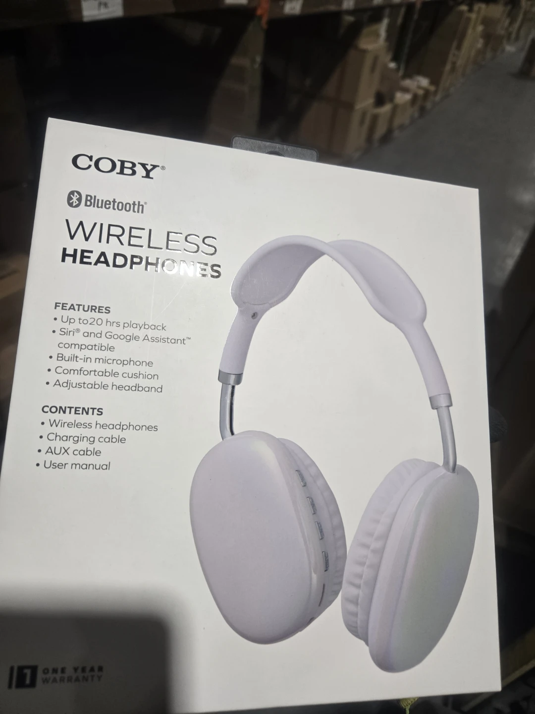 Coby Wireless High Performance Headphones