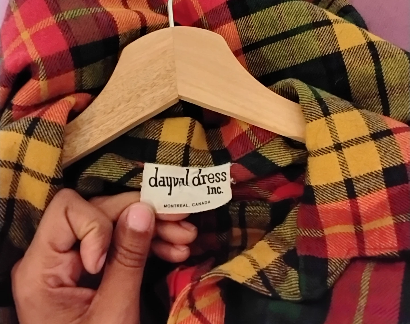 Day-al Dress Inc. Plaid Flannel Dress - photo 4