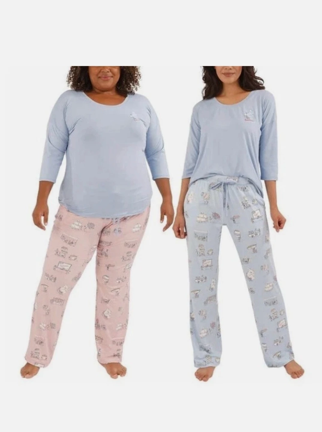 NWT Munki Munki Ladies 3 Piece Pajama Set