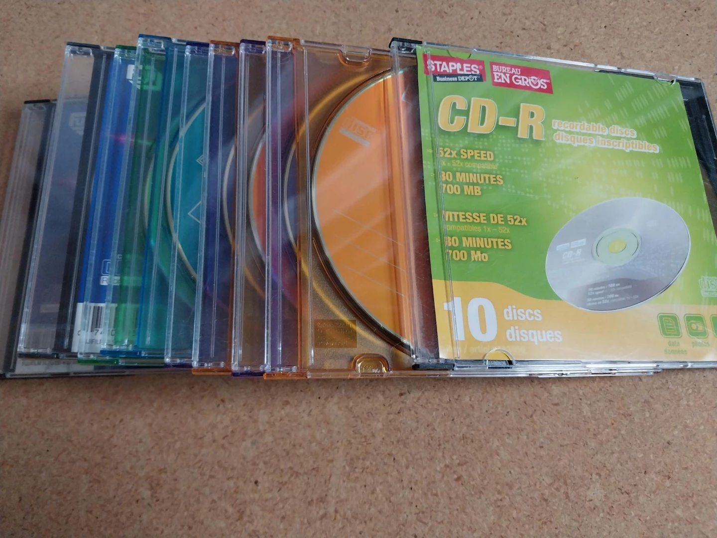 Staples CD-R Recordable Discs - 10 Pack. Pick up only.