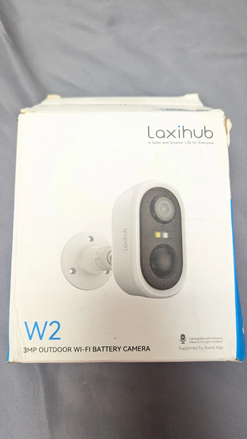 Laxihub W2 3MP Outdoor Wi-Fi Battery Camera