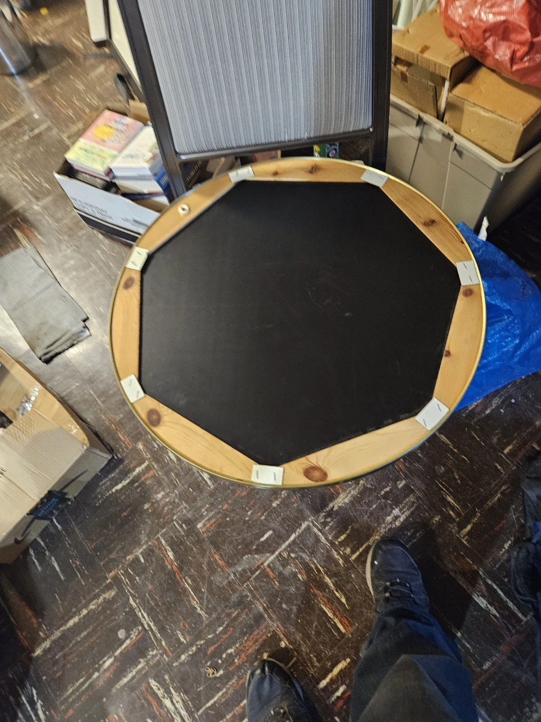 Round Gold Trim Mirror - photo 4