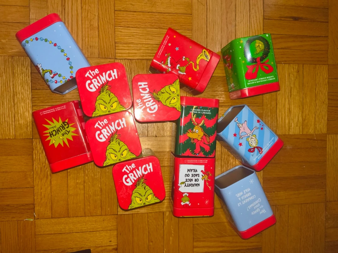 The Grinch Christmas Tins