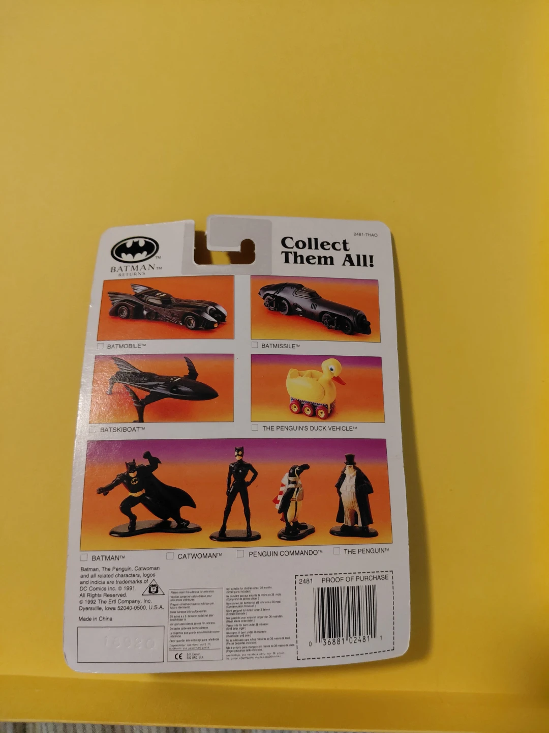 Batman Returns Die-Cast Metal Figure by Ertl - photo 2