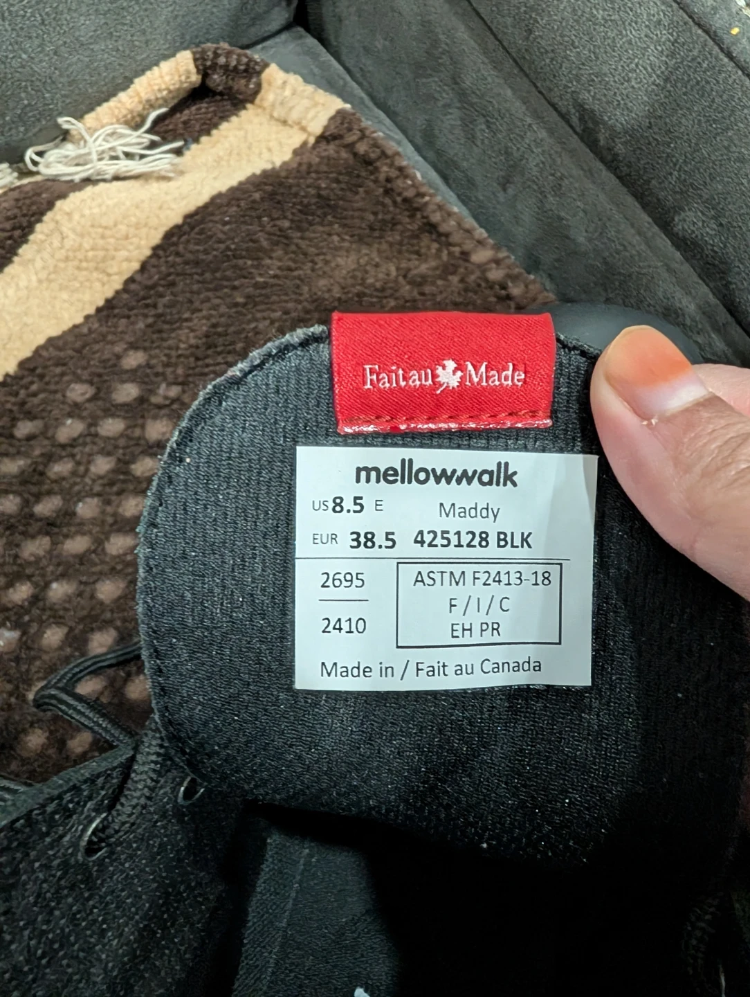 Women's Mellow Walk Maddy Work Boots Size 8.5 Black - photo 2