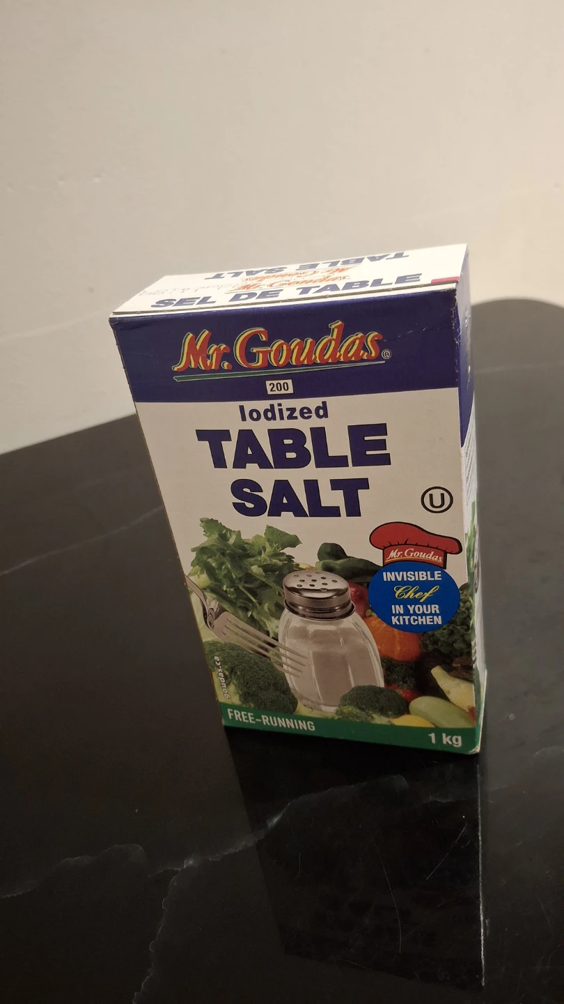 Mr. Goudas Iodized Table Salt 1 kg