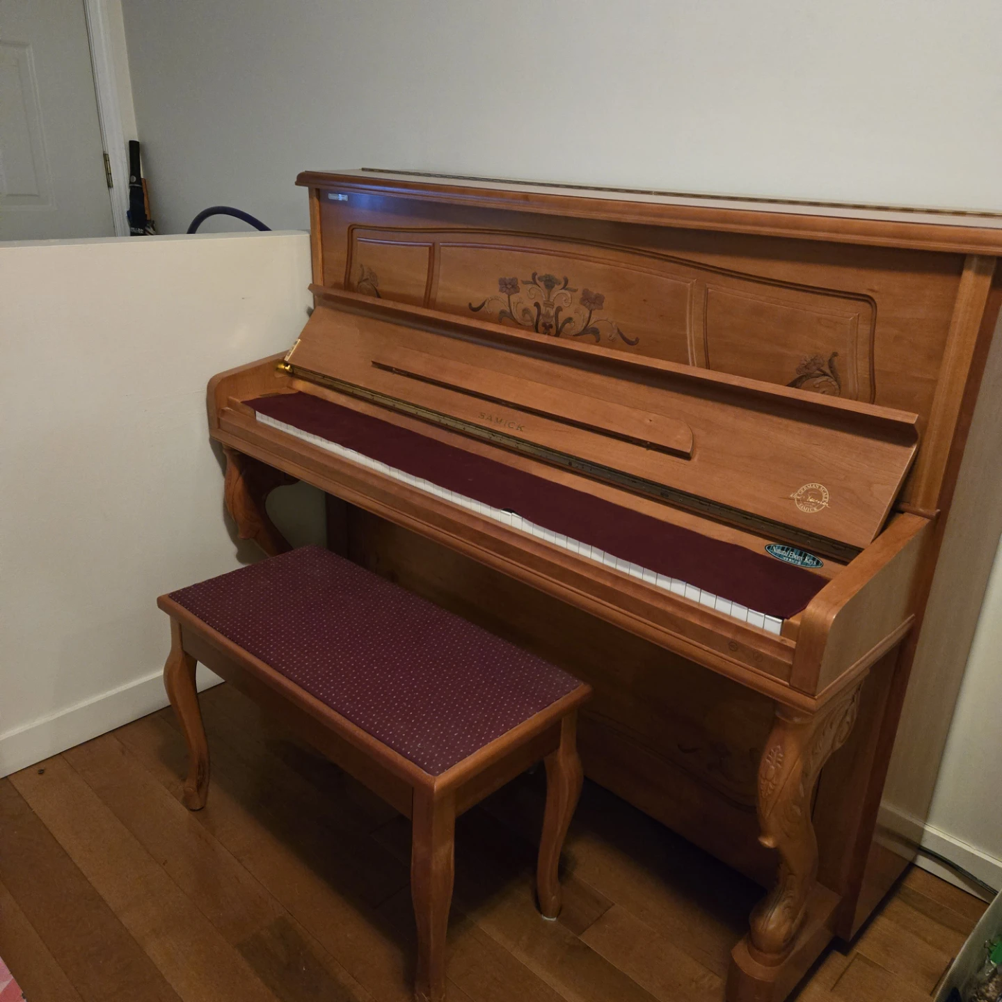 Samick Upright Piano with Bench - photo 5