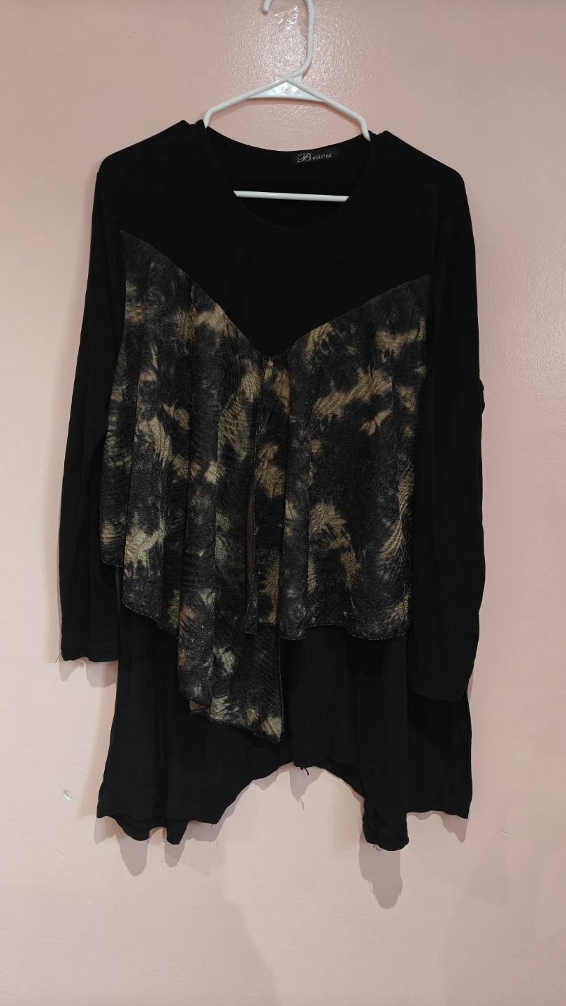 Byca Women's Long Sleeve Asymmetrical Tunic Tops - photo 5