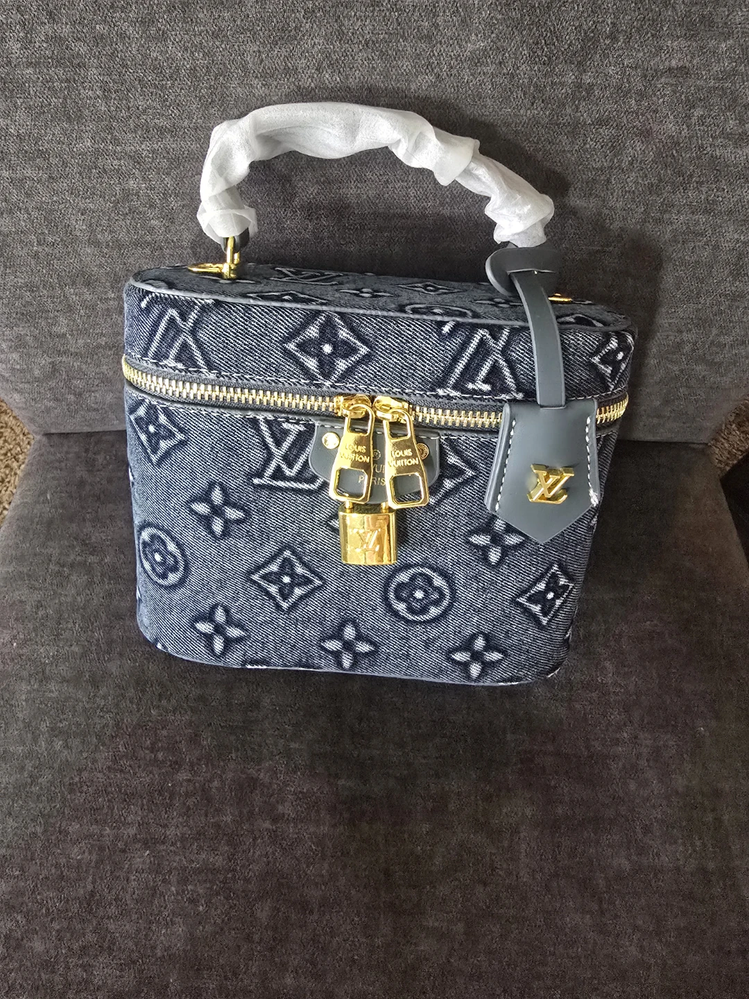 Louis Vuitton Monogram Denim Vanity Case