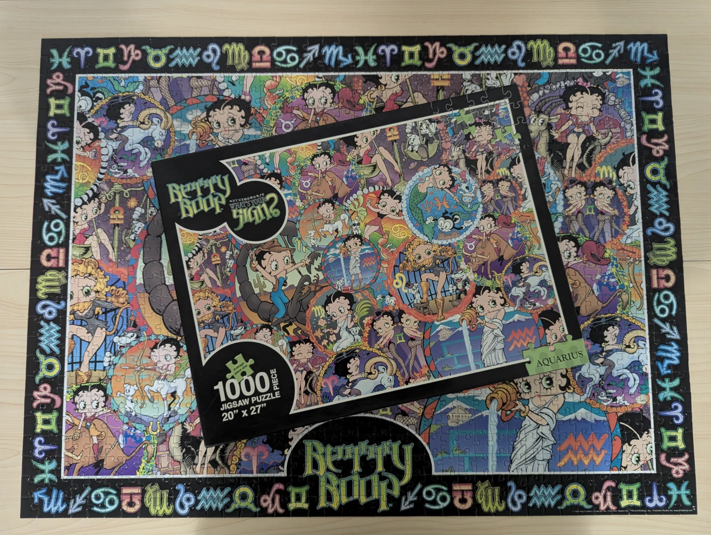 Aquarius - Betty Boop What's Your Sign Puzzle - 1000pcs