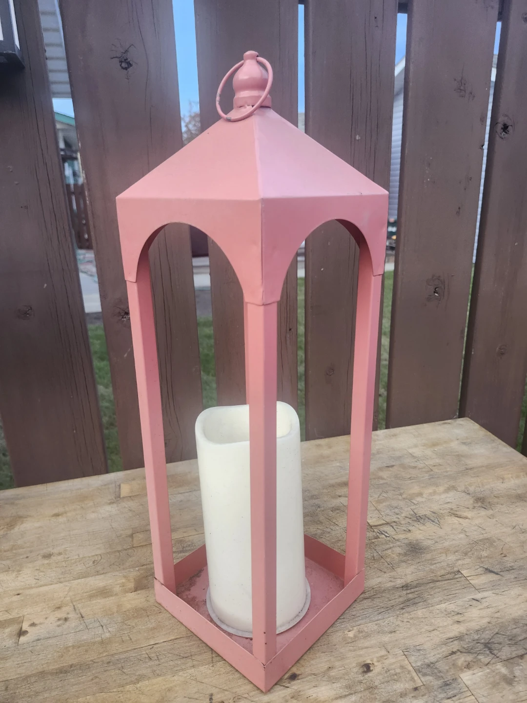 Coral Lantern with LED Candle - photo 3