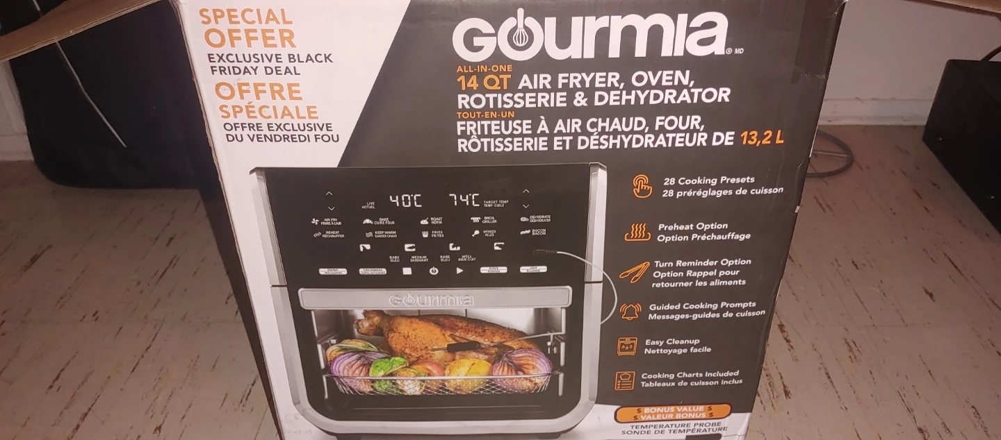 Gourmia 14 Qt Air Fryer, Oven, Rotisserie & Dehydrator - photo 2